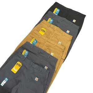 Carhartt Mens 36x30 Rugged Flex Relaxed Fit Work Pant Rigby Dungaree Bundle 6pk